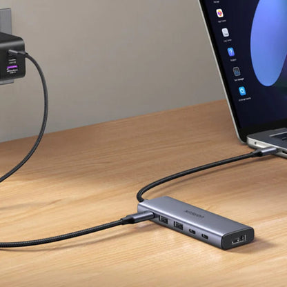 UGREEN CM511 (75586) USB-C Hub, 6in1, Gray