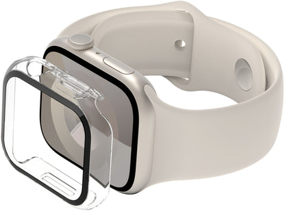 Belkin ScreenForce TemperedCurve Case for Apple Watch 40mm / 41mm Series, Transparent OVG003zzCL