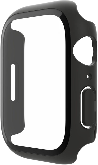 Belkin ScreenForce TemperedCurve Case for Apple Watch 44mm / 45mm Series, Black OVG004zzBK-REV