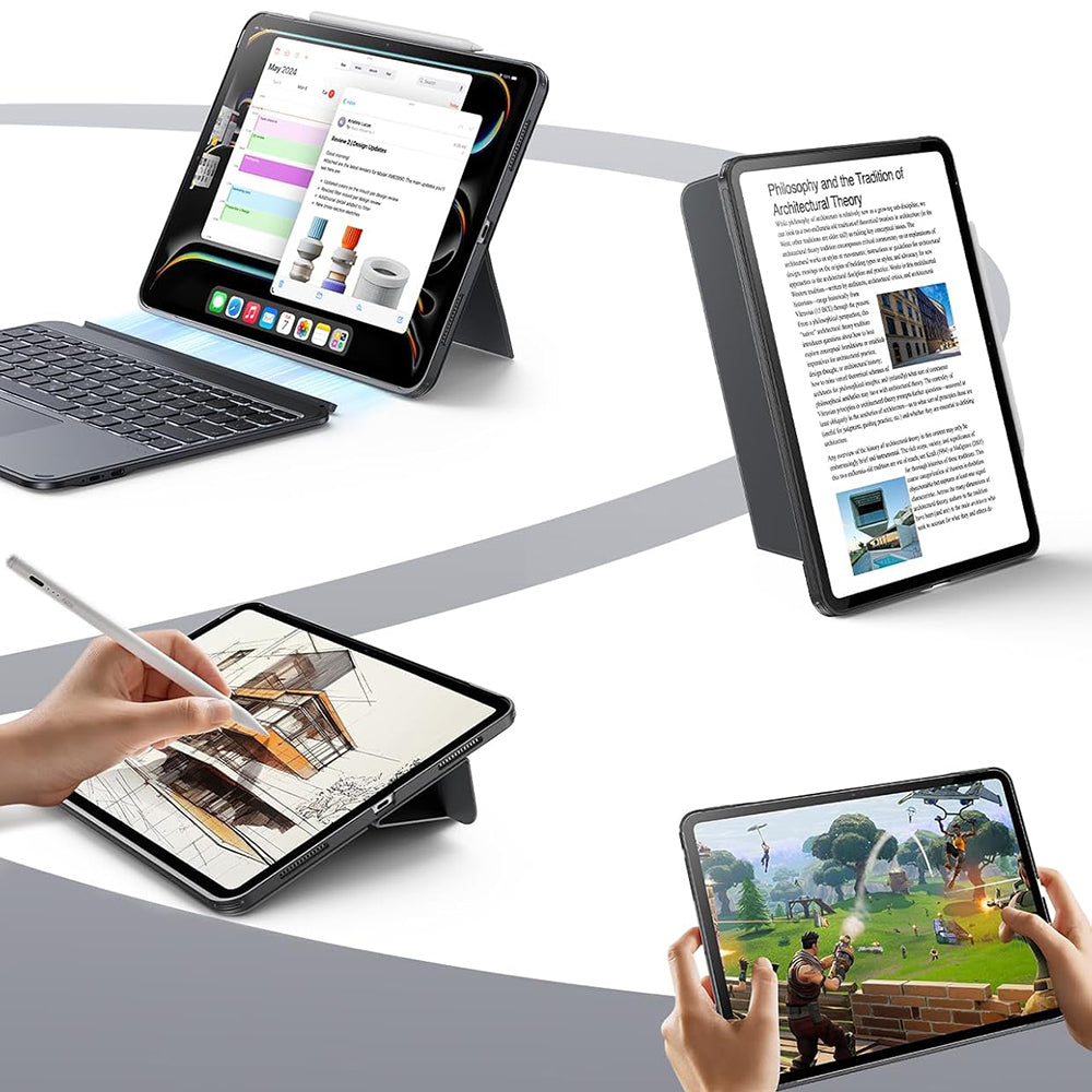 Keyboard Case for Apple iPad Air 13 (2026) / Air 13 (2025) / Air 13 (2024), ESR, Shift, Gray