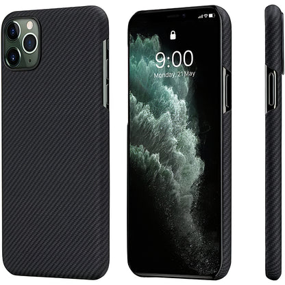 Case for Apple iPhone 11 Pro Max, Pitaka, Air Twill, Black KI1101MA 