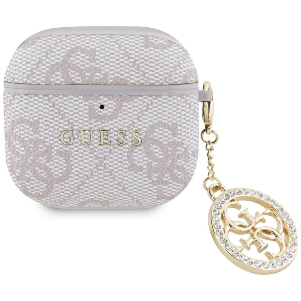 Guess 4G Strass Charm Case for Apple AirPods 4, Pink