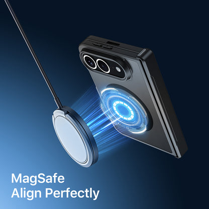 MagSafe Case with Hinge Protection for Apple iPhone Duo, DUX DUCIS, Aimo, Black