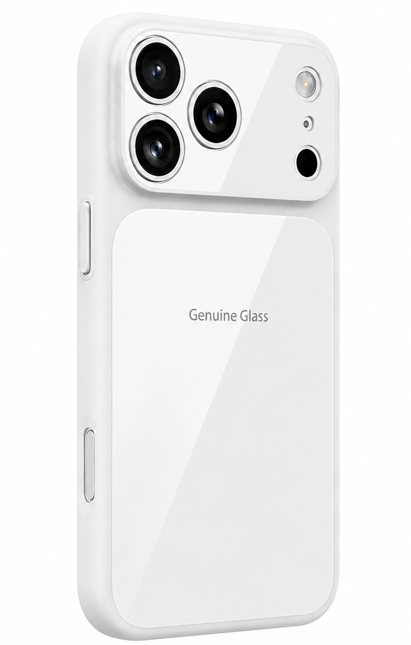 MagSafe Case for Apple iPhone 16, OEM, Genuine Glass, White