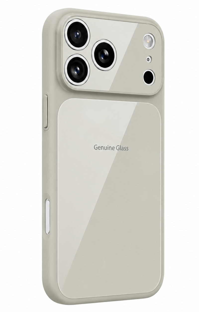 MagSafe Case for Apple iPhone 16 Pro, OEM, Genuine Glass, Gray