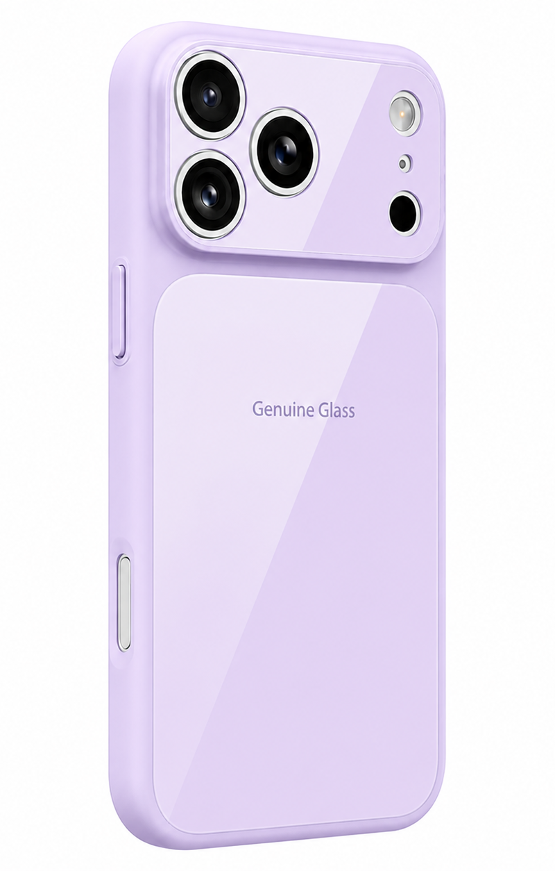 MagSafe Case for Apple iPhone 16 Pro, OEM, Genuine Glass, Purple