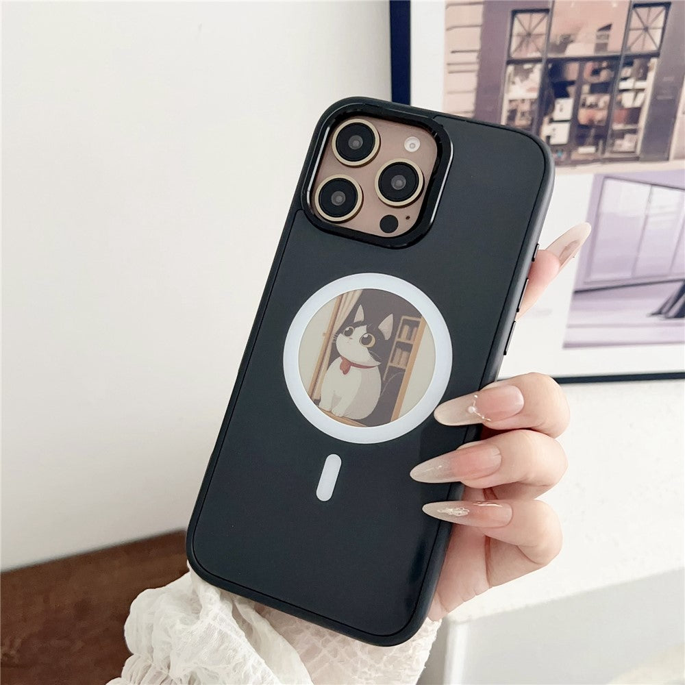 MagSafe Case for Apple iPhone 16 Pro, OEM, Round Screen Smart E-Ink, Black