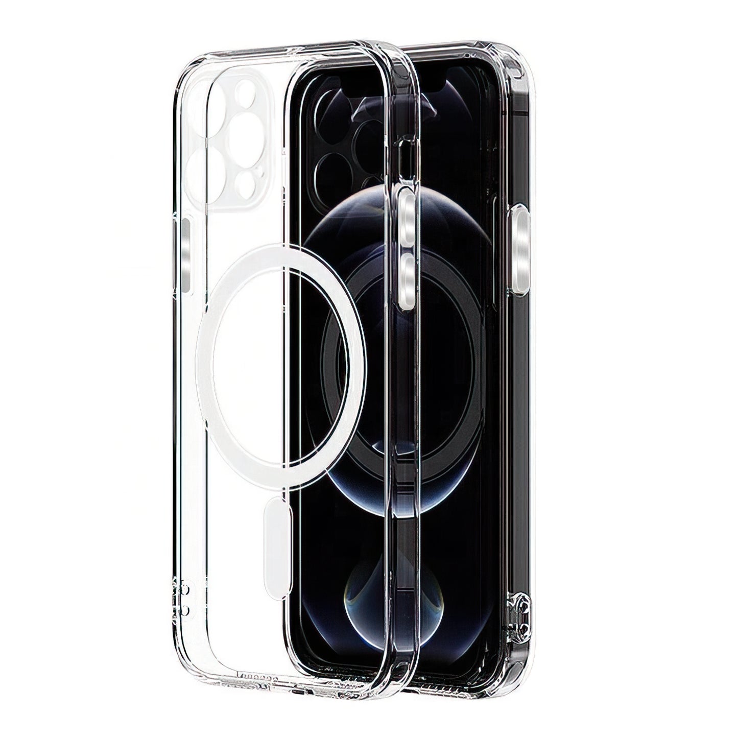 MagSafe Case for Apple iPhone 16 Pro, OEM, Clear with Camera Protection, Transparent