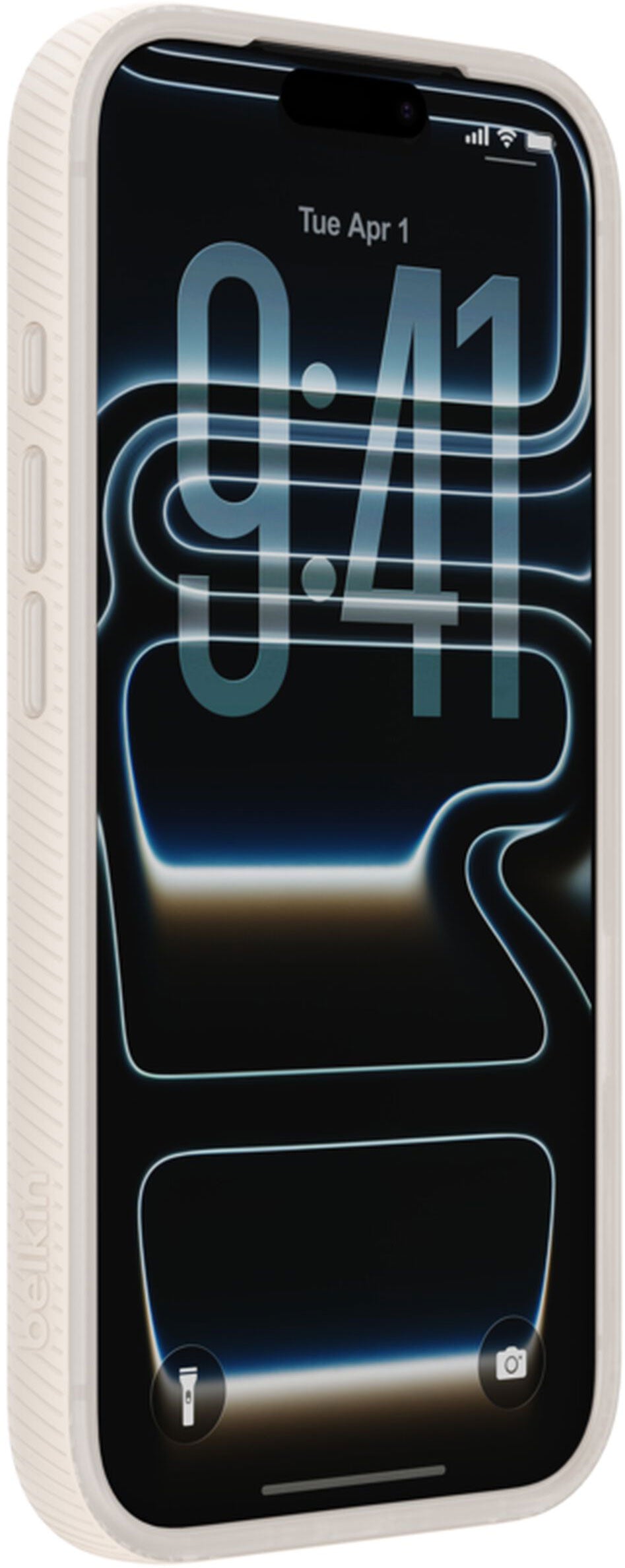 MagSafe Case for Apple iPhone 17 Pro Max, Belkin, SheerForce Grip, Beige MSA036hqSA