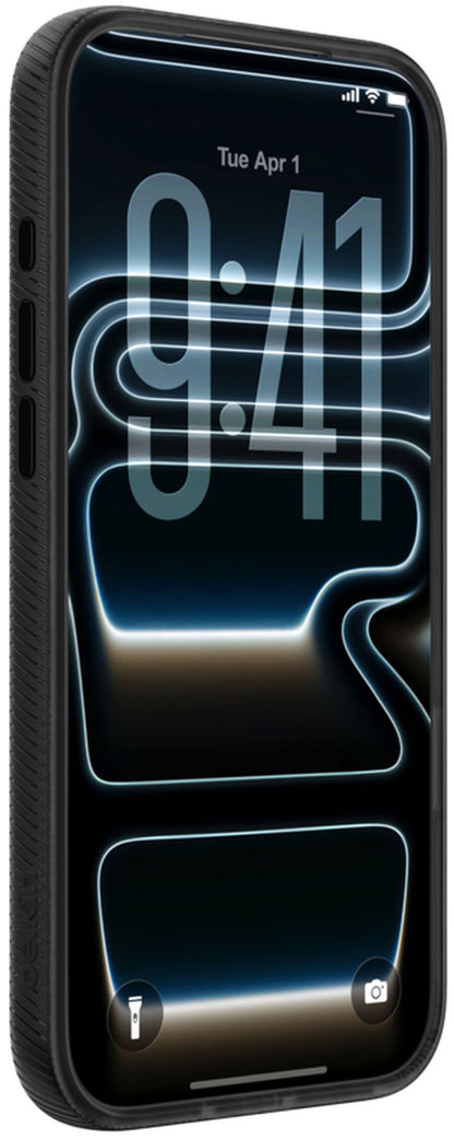 MagSafe Case for Apple iPhone 17 Pro Max, Belkin, SheerForce Grip, Black MSA036hqBK