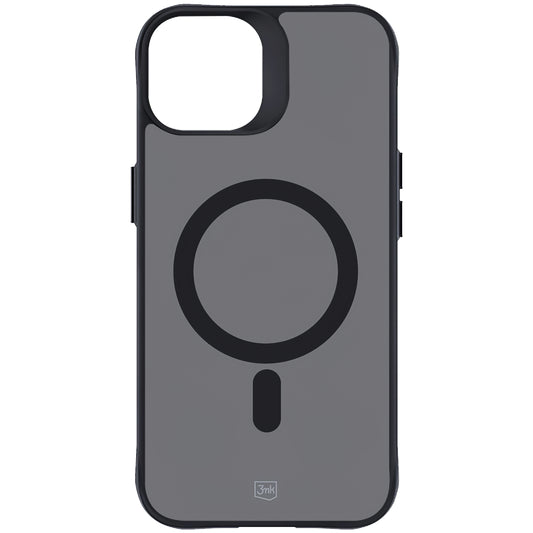 MagSafe Case for Apple iPhone 15, 3MK, Smoke MagCase, Black