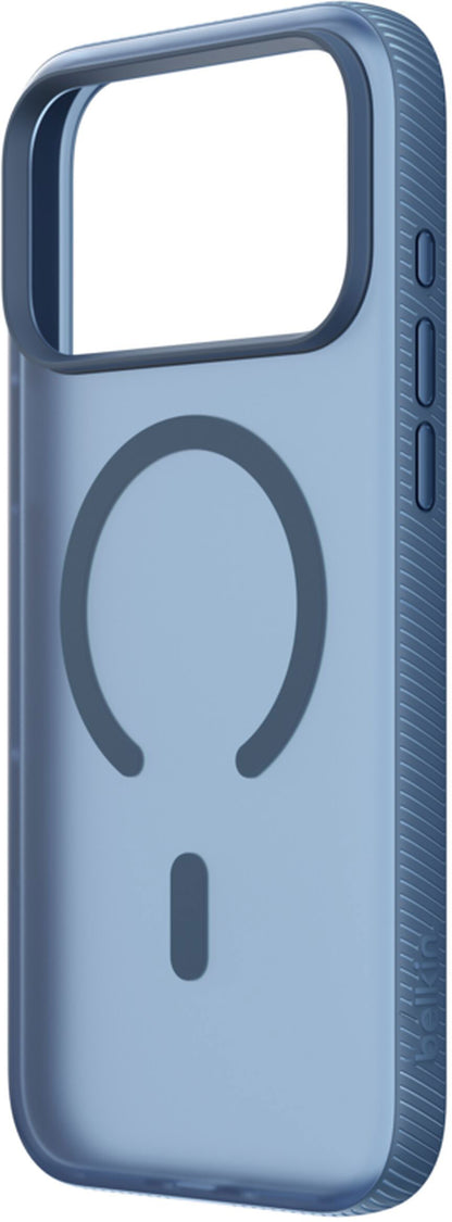 MagSafe Case for Apple iPhone 17 Pro, Belkin, SheerForce Grip, Navy MSA035hqNY
