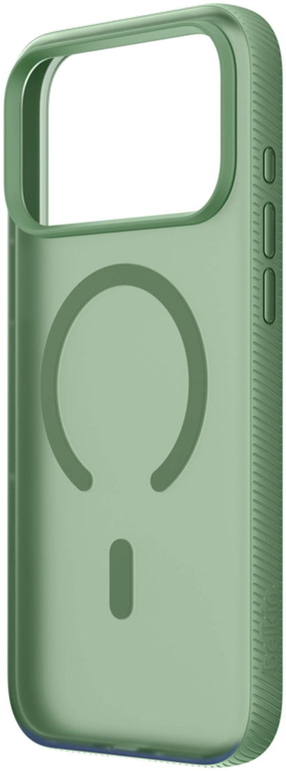 MagSafe Case for Apple iPhone 17 Pro Max, Belkin, SheerForce Grip, Green MSA036hqSE