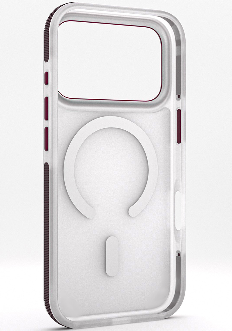 MagSafe Case for Apple iPhone 18 Pro Max / 17 Pro Max, Etteri, Icy Mag, Burgundy