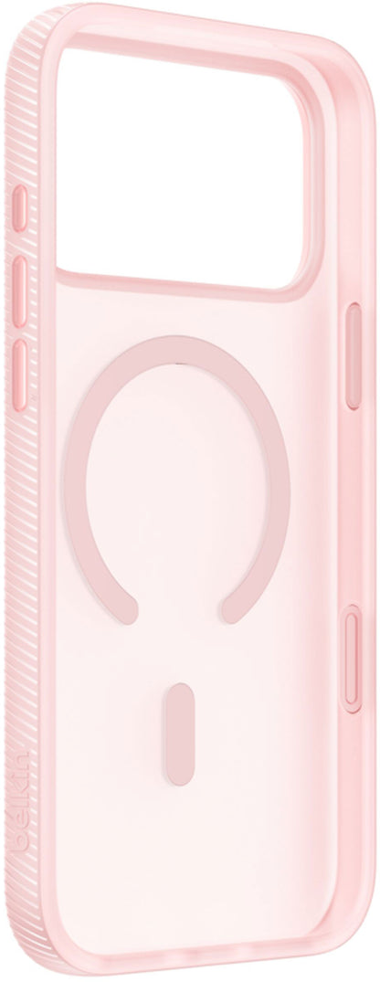 MagSafe Case for Apple iPhone 17 Pro Max, Belkin, SheerForce Grip, Pink MSA036hqPK
