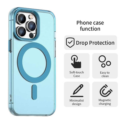 MagSafe Case for Apple iPhone 12 Pro Max, Techsuit, CandyCase, Blue