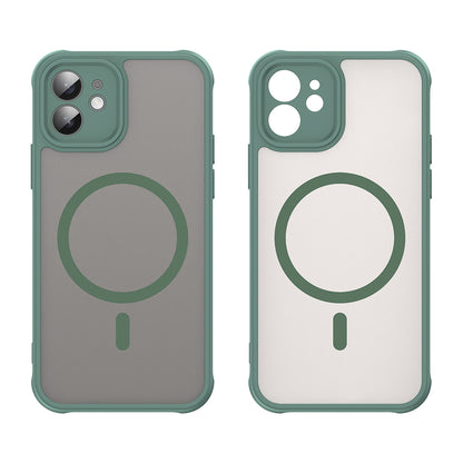 MagSafe Case for Apple iPhone 12, Techsuit, HaloFrost II, Green