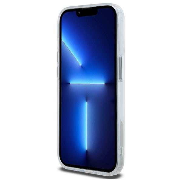 MagSafe Case for Apple iPhone 13 Pro Max, Karl Lagerfeld, IML Metal Choupette's Head, White