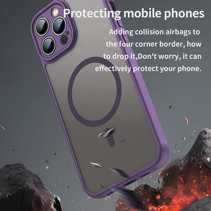 MagSafe Case for Apple iPhone 13 Pro, Techsuit, HaloFrost II, Purple
