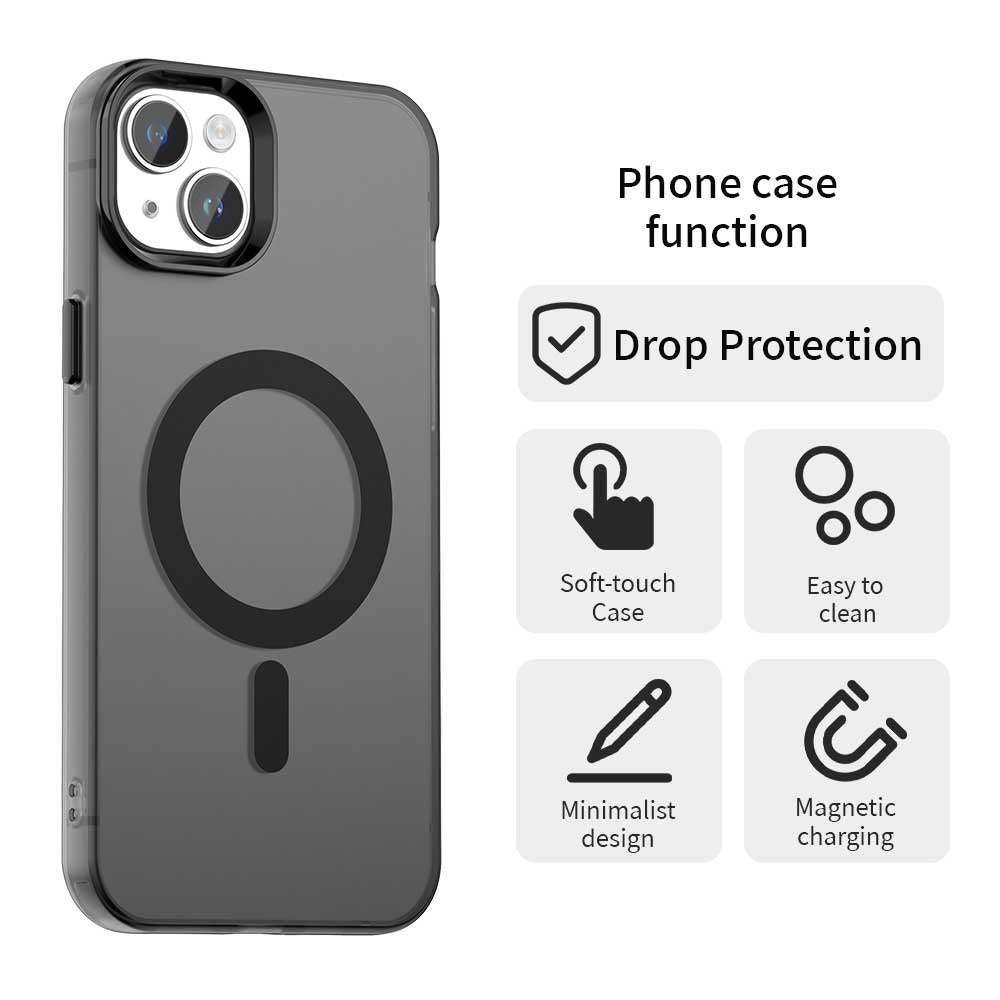 MagSafe Case for Apple iPhone 13, Techsuit, CandyCase, Black