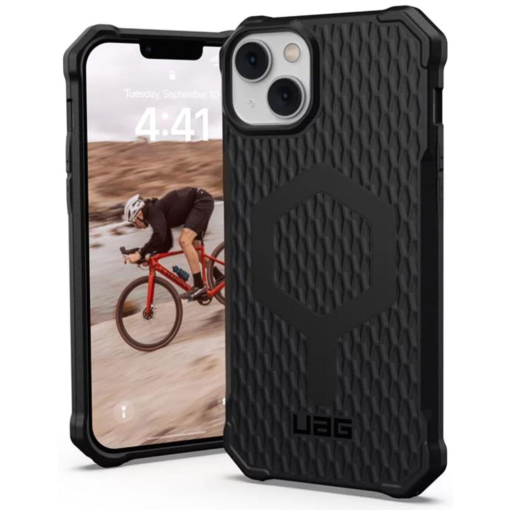 MagSafe Case for Apple iPhone 14 Plus, Urban Armor Gear, Essential Armor, Black
