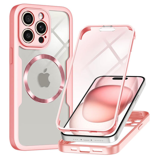 MagSafe Case for Apple iPhone 14 Pro, Techsuit, ColorVerse 360, Pink