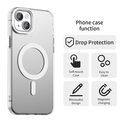 MagSafe Case for Apple iPhone 14, Techsuit, CandyCase, White