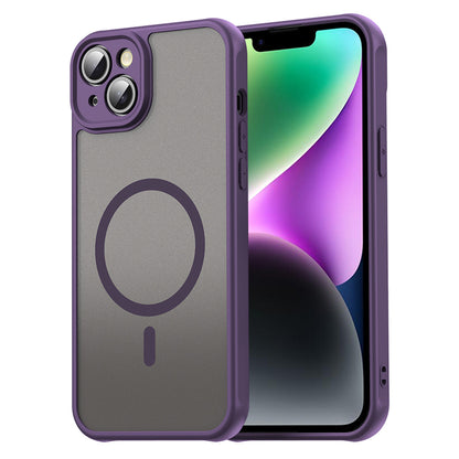 MagSafe Case for Apple iPhone 14, Techsuit, HaloFrost II, Purple