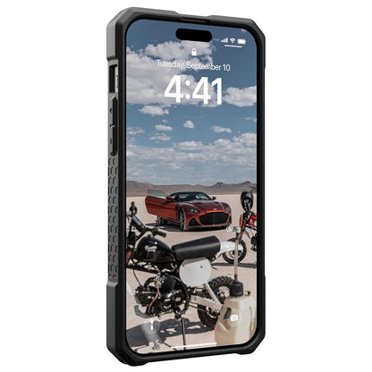 MagSafe Case for Apple iPhone 15 Plus, Urban Armor Gear, Monarch Pro Carbon, Black