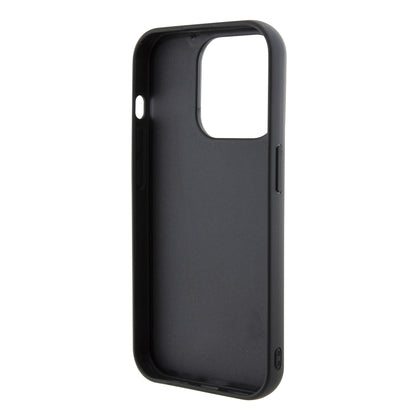 MagSafe Case for Apple iPhone 15 Pro, Karl Lagerfeld, Saffiano Gripstand Karl & Choupette, Black