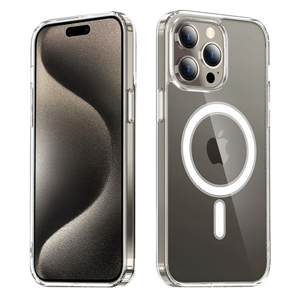 MagSafe Case for Apple iPhone 15 Pro, Techsuit, Pro, Transparent