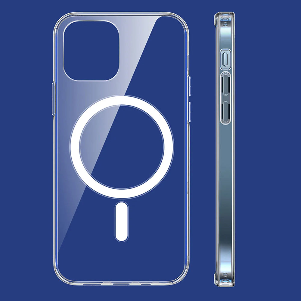 MagSafe Case for Apple iPhone 15 Pro, Techsuit, Pro, Transparent