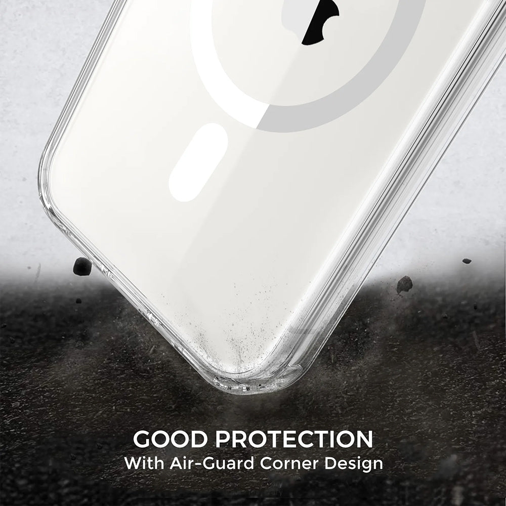 MagSafe Case for Apple iPhone 15 Pro, Techsuit, Pro, Transparent