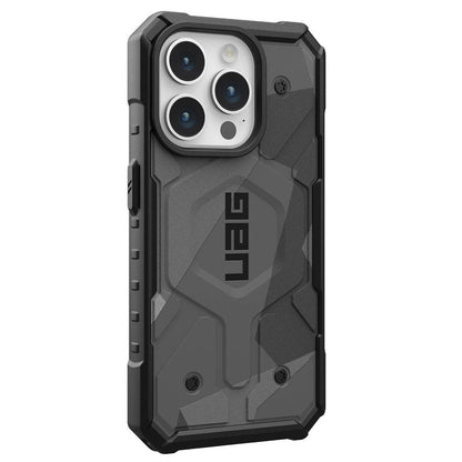 MagSafe Case for Apple iPhone 15 Pro, Urban Armor Gear, Pathfinder SE Geo Camo, Camouflage