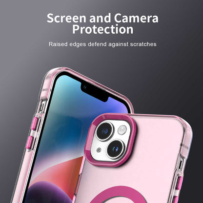 MagSafe Case for Apple iPhone 15, Techsuit, CandyCase, Pink