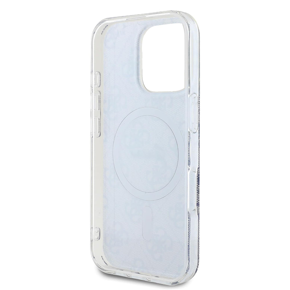 MagSafe Case for Apple iPhone 16, Guess, IML 4G, Blue