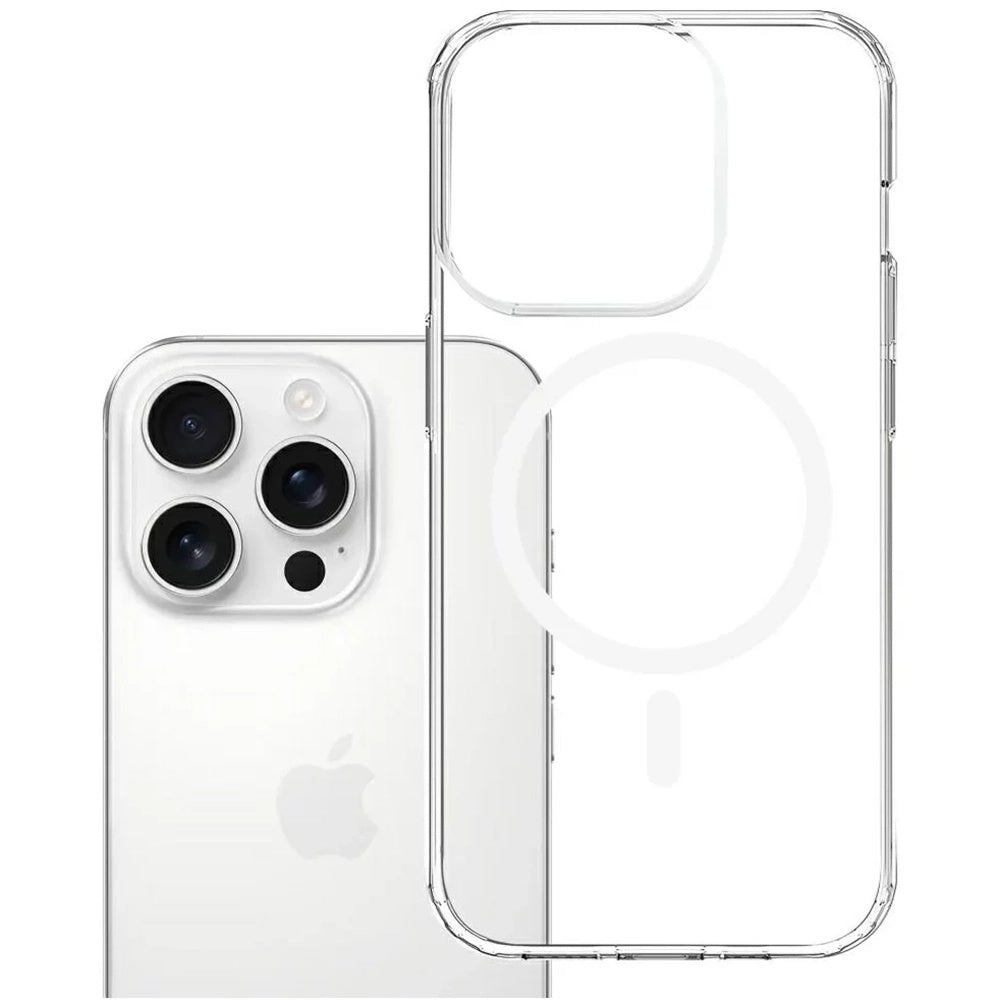 MagSafe Case for Apple iPhone 16 Pro Max, 3MK, Armor MagCase, Transparent