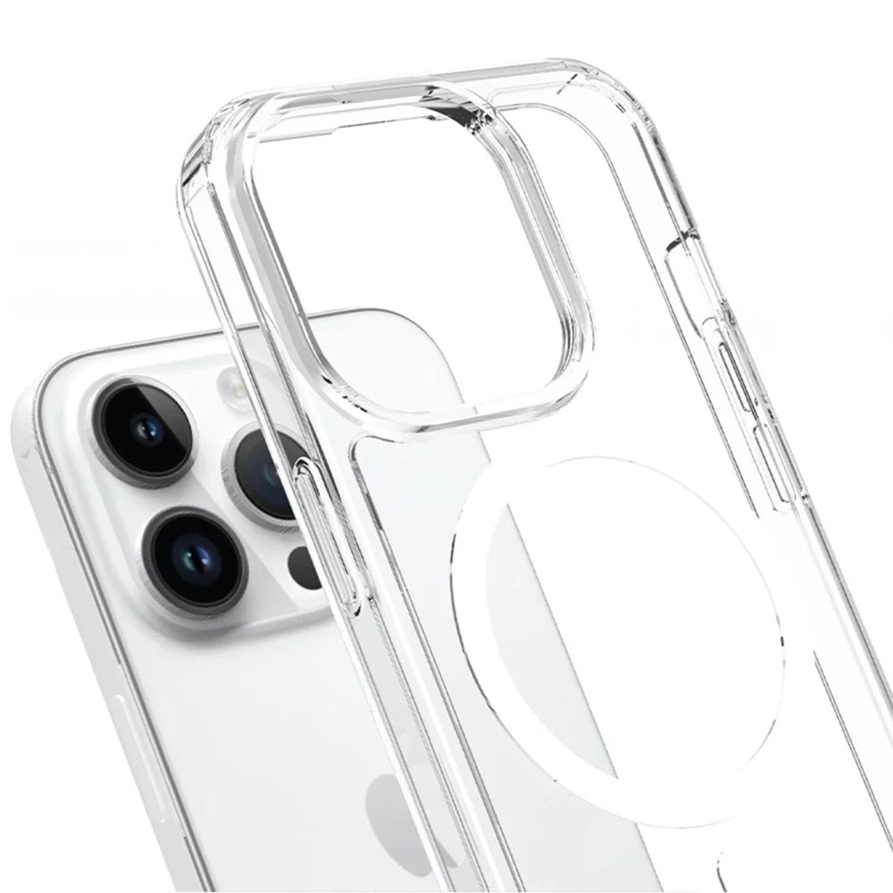MagSafe Case for Apple iPhone 16 Pro Max, 3MK, Armor MagCase, Transparent