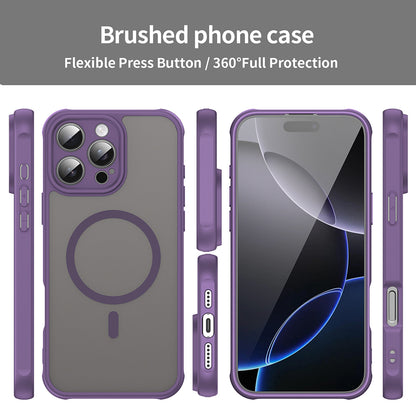 MagSafe Case for Apple iPhone 16 Pro Max, Techsuit, HaloFrost II, Purple