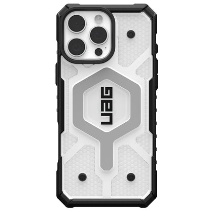 MagSafe Case for Apple iPhone 16 Pro Max, Urban Armor Gear, Pathfinder Clear, Transparent