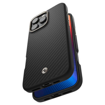 MagSafe Case for Apple iPhone 16 Pro, Spigen, Enzo Aramid, Black