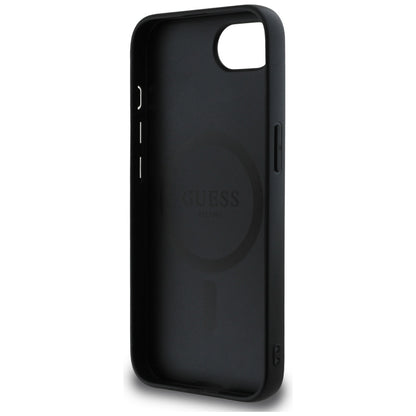 MagSafe Case for Apple iPhone 16e, Guess, 4G Classic, Black