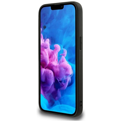 MagSafe Case for Apple iPhone 16e, Guess, 4G Flowers Print, Black