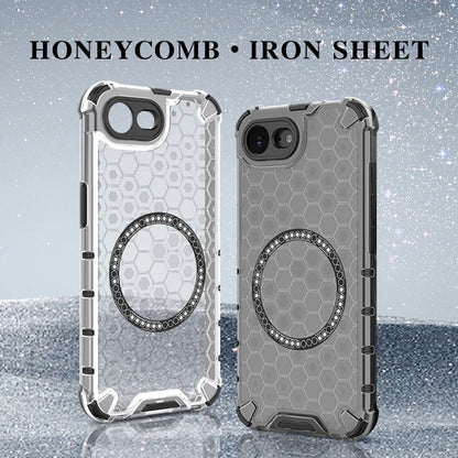 MagSafe Case for Apple iPhone 17e / 16e, Techsuit, HoneyComb Shield, White