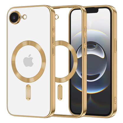 MagSafe Case for Apple iPhone 17e / 16e, Techsuit, Luxury Crystal, Gold