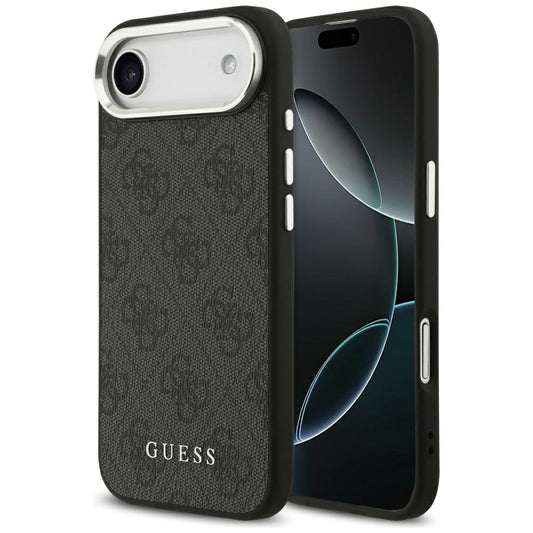 MagSafe Case for Apple iPhone 17 Air, Guess, 4G Classic Logo, Black