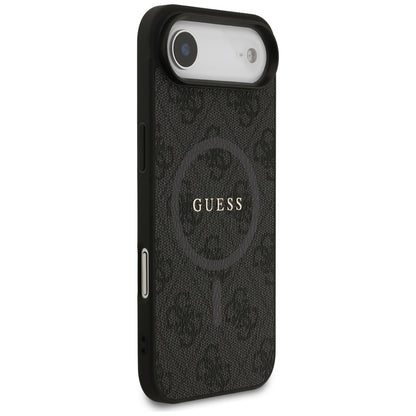 MagSafe Case for Apple iPhone 17 Air, Guess, 4G Ring Classic Logo, Black