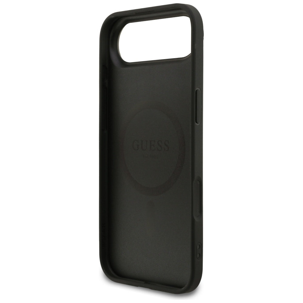 MagSafe Case for Apple iPhone 17 Air, Guess, 4G Ring Classic Logo, Black