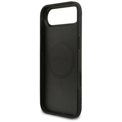 MagSafe Case for Apple iPhone 17 Air, Guess, 4G Ring Classic Logo, Black