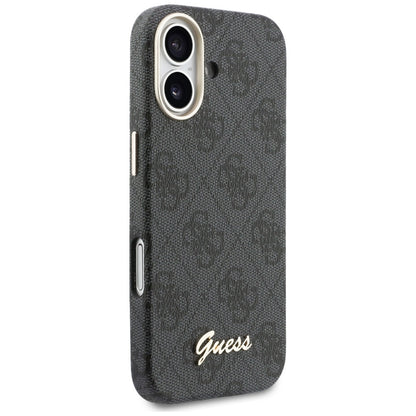 MagSafe Case for Apple iPhone 17, Guess, 4G Script Logo, Black